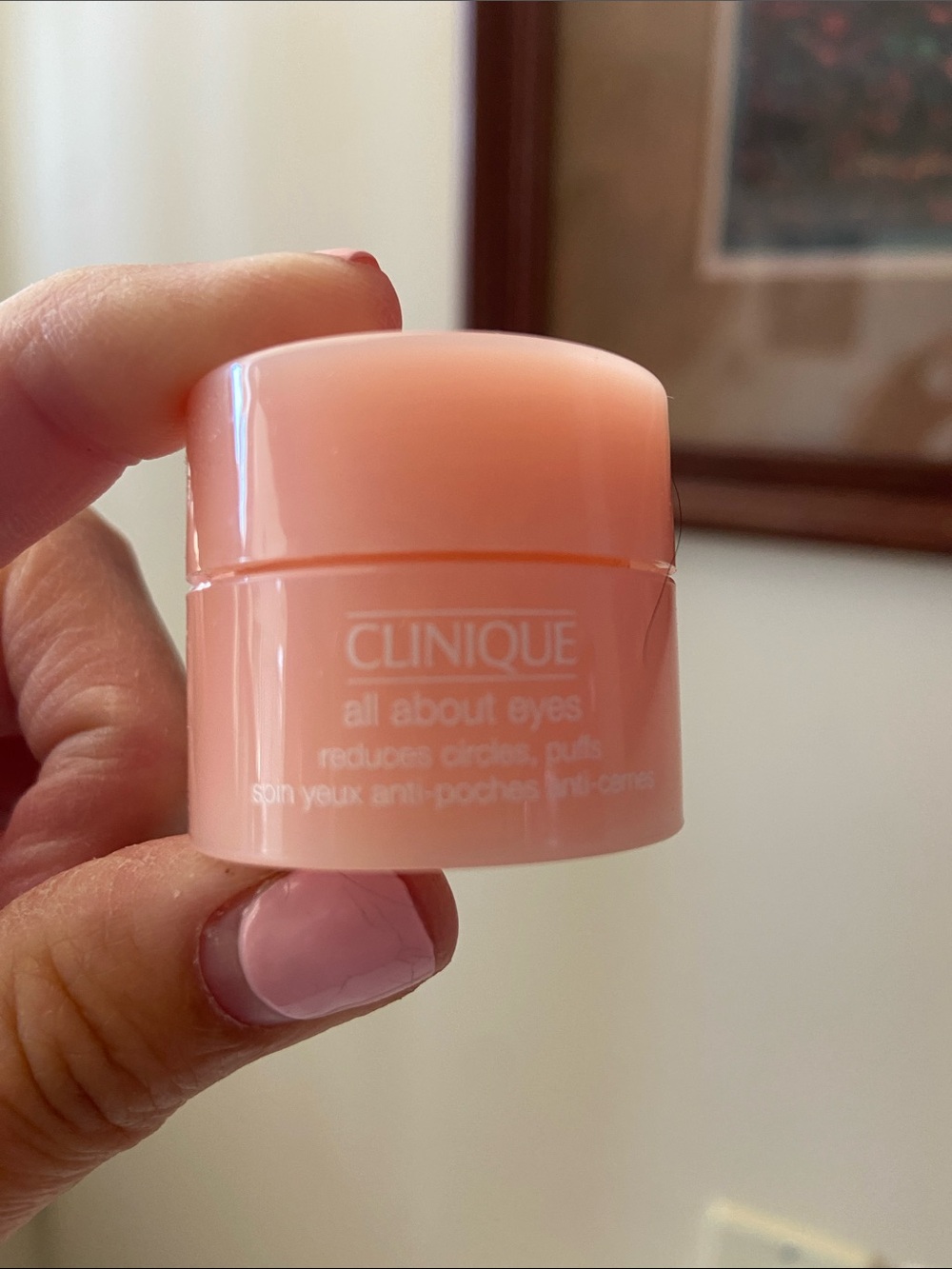 🆕 Clinique All About Eyes Eye Cream - Peachy Pink Jar 5ml